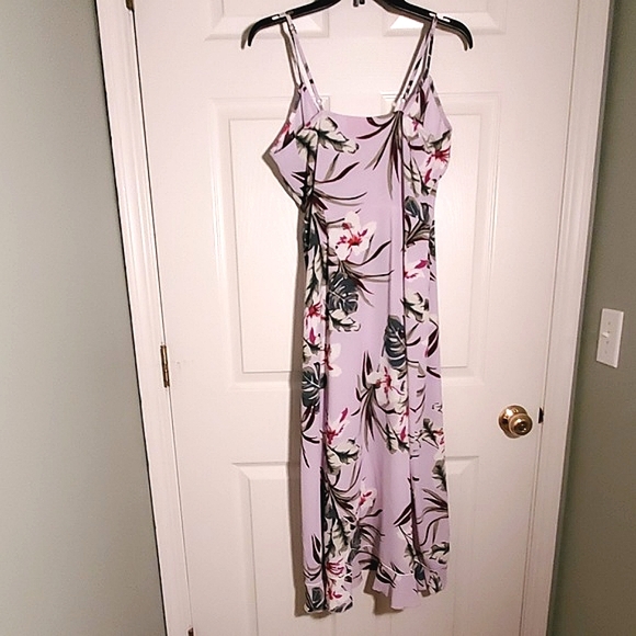 NWT Jennifer Lopez Ruffle Midi Dress - Picture 4 of 5